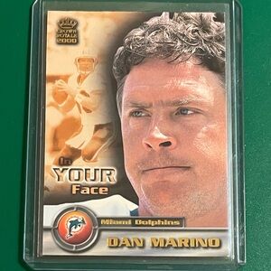 Dan Marino [In Your Face] #13 2000 Pacific Crown Royale Football Trading Card